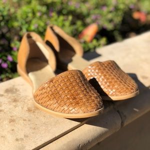 Seychelles Huaraches Brown Leather Sandals/Flats